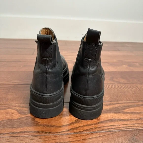 ICHI Women’s Jemma Leather Chelsea Ankle Boot - Picture 5 of 12